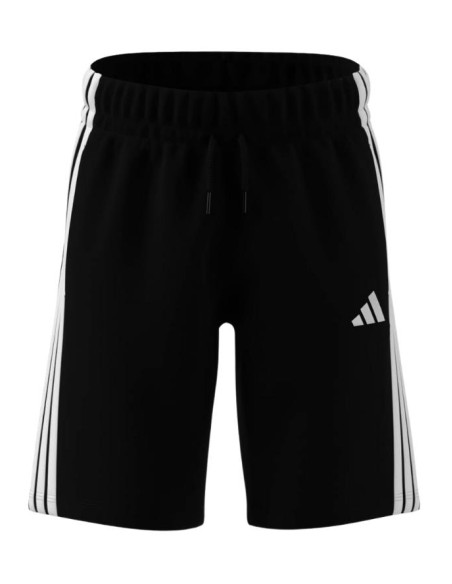 Pantaloncino adidas sportivo, ragazzi nero 3 Strisce Laterali.  - Vend