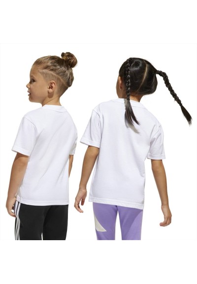 T-Shirt bambino LK BL TEE 160, adidas bianca.  - Vendita online | GBMs