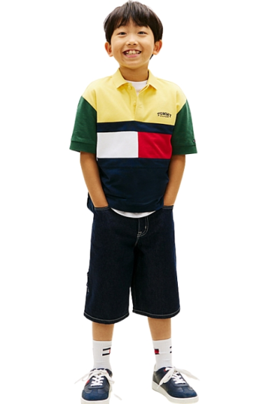 Polo Tommy Hilfiger, Arcobaleno da ragazzo e bambino  - Vendita Moda s