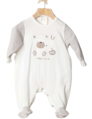 Tutina neonato in jersey orsacchiotto  Gary  - Vendita Moda sportiva