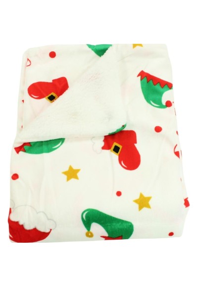 Copertina Pile Natalizia  – Interno Peloso Sherpa Unisex  - Vendita Mo