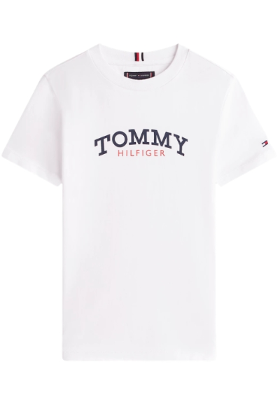 T-Shirt Tommy Hilfiger Bambino e Ragazzo Monogram Graphic Cotone  - Ve
