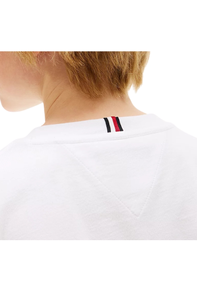 T-Shirt Tommy Hilfiger Bambino e Ragazzo Monogram Graphic Cotone  - Ve