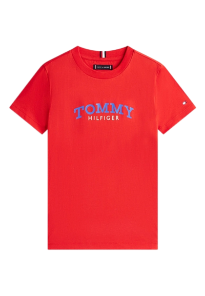 T-Shirt Tommy Hilfiger Bambino e Ragazzo Monogram Graphic Cotone  - Ve