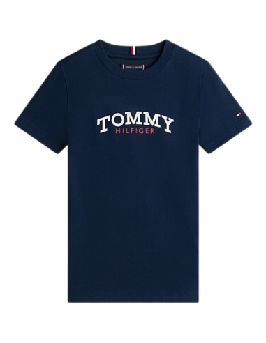 T-Shirt Tommy Hilfiger Bambino e Ragazzo Monogram Graphic Cotone  - Ve 2