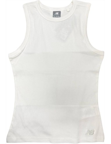 Canotta da Ragazza bianca a Costine New Balance in Cotone  - Vendita M