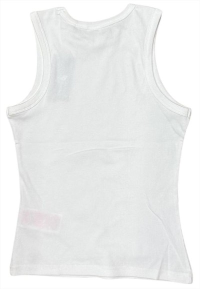 Canotta da Ragazza bianca a Costine New Balance in Cotone  - Vendita M