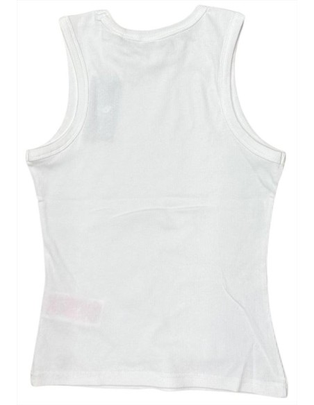 Canotta da Ragazza bianca a Costine New Balance in Cotone  - Vendita M