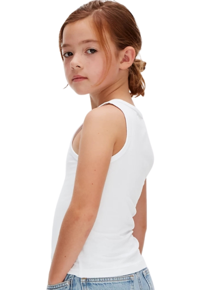 Canotta Calvin Klein Essential White Ragazza  - Vendita Moda sportiva