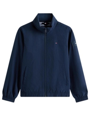 Giubbino Tommy Hilfiger leggero Impermeabile Essential Hooded Zip  - V