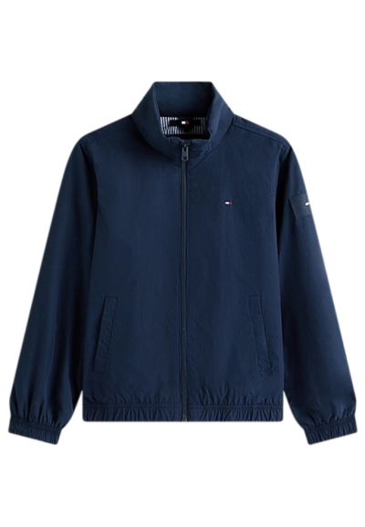 Giubbino Tommy Hilfiger leggero Impermeabile Essential Hooded Zip  - V