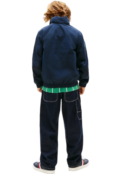 Giubbino Tommy Hilfiger leggero Impermeabile Essential Hooded Zip  - V