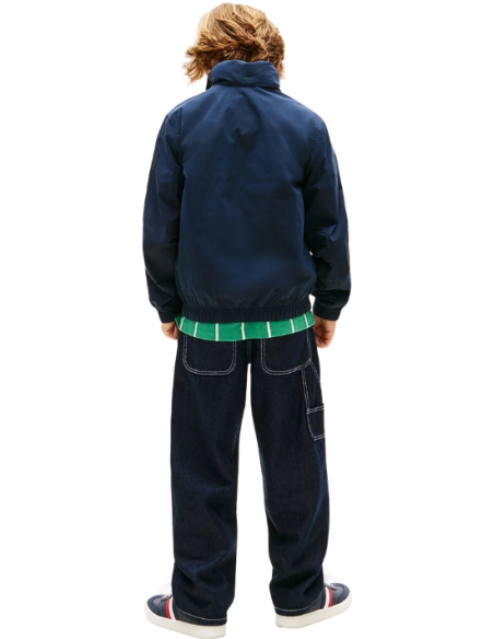 Giubbino Tommy Hilfiger leggero Impermeabile Essential Hooded Zip  - V