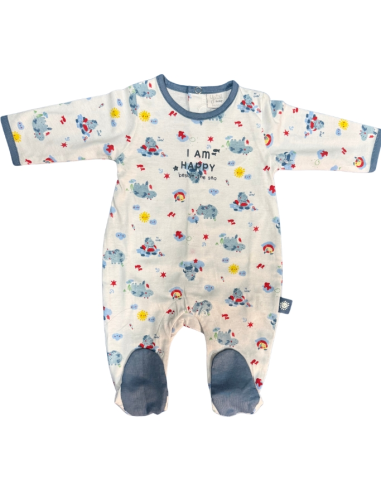 Tutina Neonato Hippo Dream con Bottoni Automatici, Yatsi  - Vendita Mo 2