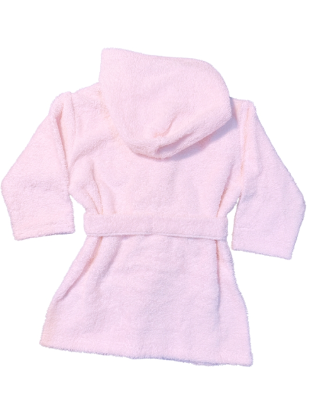 Accappatoio Coccola Orsetta in Spugna Morbida con Cappuccio da Neonata