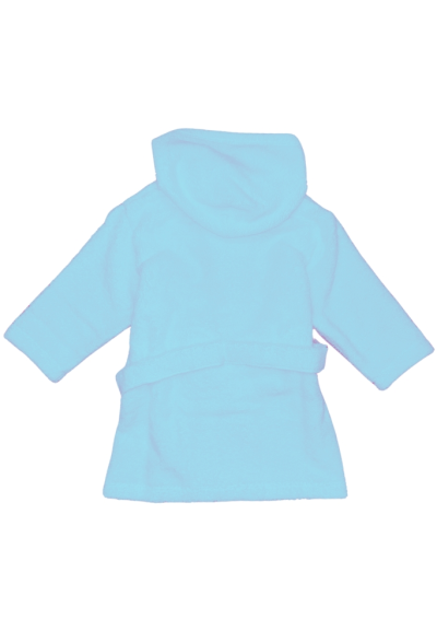 Accappatoio in spugna per neonato, con dolce stampa ricamata.  - Vendi