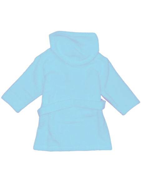 Accappatoio in spugna per neonato, con dolce stampa ricamata.  - Vendi