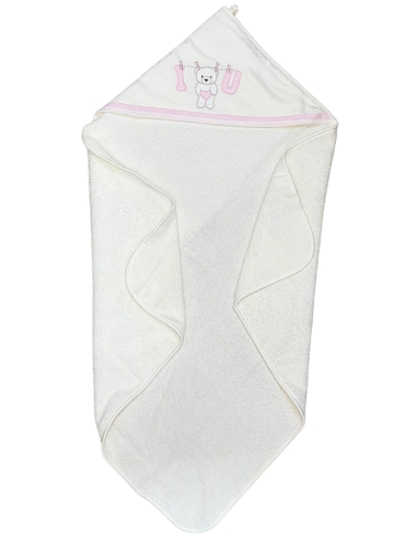 AsciugamanoTriangolo Baby Cuddle in Spugna di Cotone  75×70 cm  - Vend