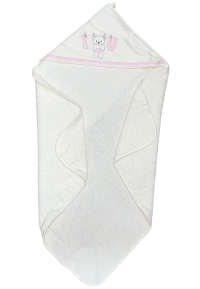 AsciugamanoTriangolo Baby Cuddle in Spugna di Cotone  75×70 cm  - Vend