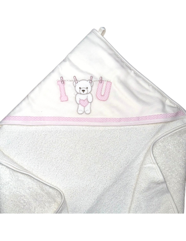 AsciugamanoTriangolo Baby Cuddle in Spugna di Cotone  75×70 cm  - Vend 2