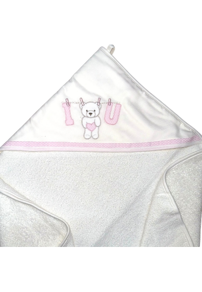 AsciugamanoTriangolo Baby Cuddle in Spugna di Cotone  75×70 cm  - Vend