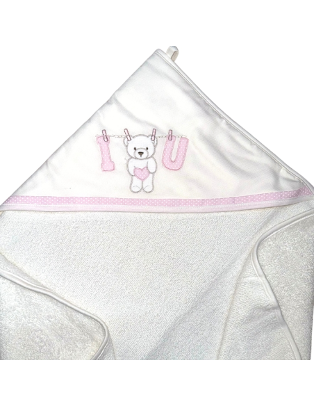 AsciugamanoTriangolo Baby Cuddle in Spugna di Cotone  75×70 cm  - Vend