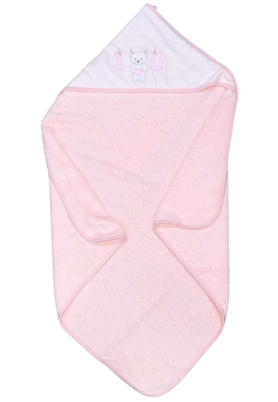 AsciugamanoTriangolo Baby Cuddle in Spugna di Cotone  75×70 cm  - Vend