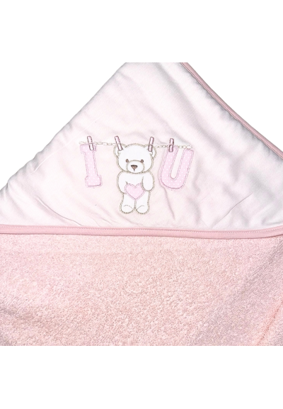 AsciugamanoTriangolo Baby Cuddle in Spugna di Cotone  75×70 cm  - Vend