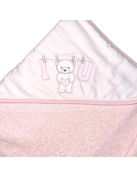 AsciugamanoTriangolo Baby Cuddle in Spugna di Cotone  75×70 cm  - Vend