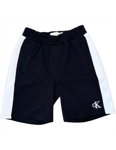 Pantaloncino da Ragazzo Nero con Fasce Laterali Calvin Klein  - Vendit