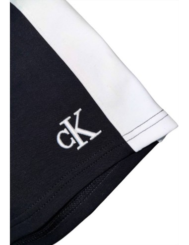 Pantaloncino da Ragazzo Nero con Fasce Laterali Calvin Klein  - Vendit 2