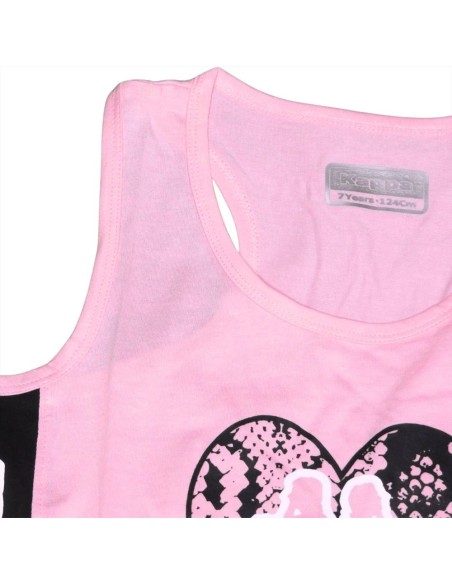 Completino Bambina Kappa Cuore Rosa  - Vendita Moda sportiva