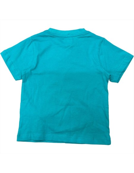 Completo a t-shirt kappa, Bambina verde.  - Vendita Moda sportiva