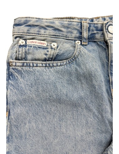 Jeans da Ragazza Calvin Klein Chiaro a Gamba Larga  - Vendita Moda 2