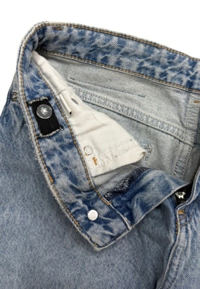 Jeans da Ragazza Calvin Klein Chiaro a Gamba Larga  - Vendita Moda